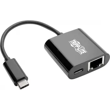 Eaton Tripp Lite U436-06N-GB-C adattatore USB-C a Gigabit Ethernet con funzione di ricarica USB-C PD - Thunderbolt 3 - nero