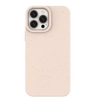 Eco Apple iPhone 14 Pro Max cover in silicone biodegradabile rosa
