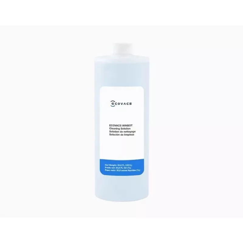 ECOVACS WINBOT soluzione detergente 1L (W-SO01-00009) – senza schiuma, senza aloni per finestre, piastrelle e specchi