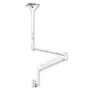 EDBAK MSA01w-B supporto a soffitto regolabile in altezza con braccio orientabile per display 10-29