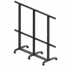 EDBAK TRV400.006 supporto mobile per display LED IAC Samsung 130 pollici, 200 kg, nero