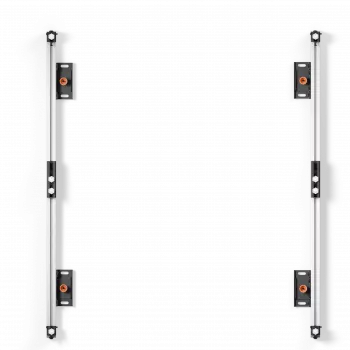 EDBAK ULS2500 sistema LED universale per 2 armadietti 500mm | nero