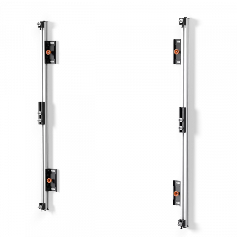 EDBAK ULS2500 sistema LED universale per 2 armadietti 500mm | nero