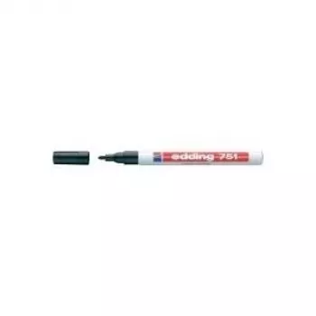Edding e-751 pennarello per vernice lucida nero 1-2 mm 04BLK751-1001