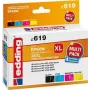 Edding EDD-619 set di cartucce d'inchiostro compatibili ad alto rendimento – nero, ciano, magenta, giallo (confezione da 4, equivalente Epson 603XL) 18-619