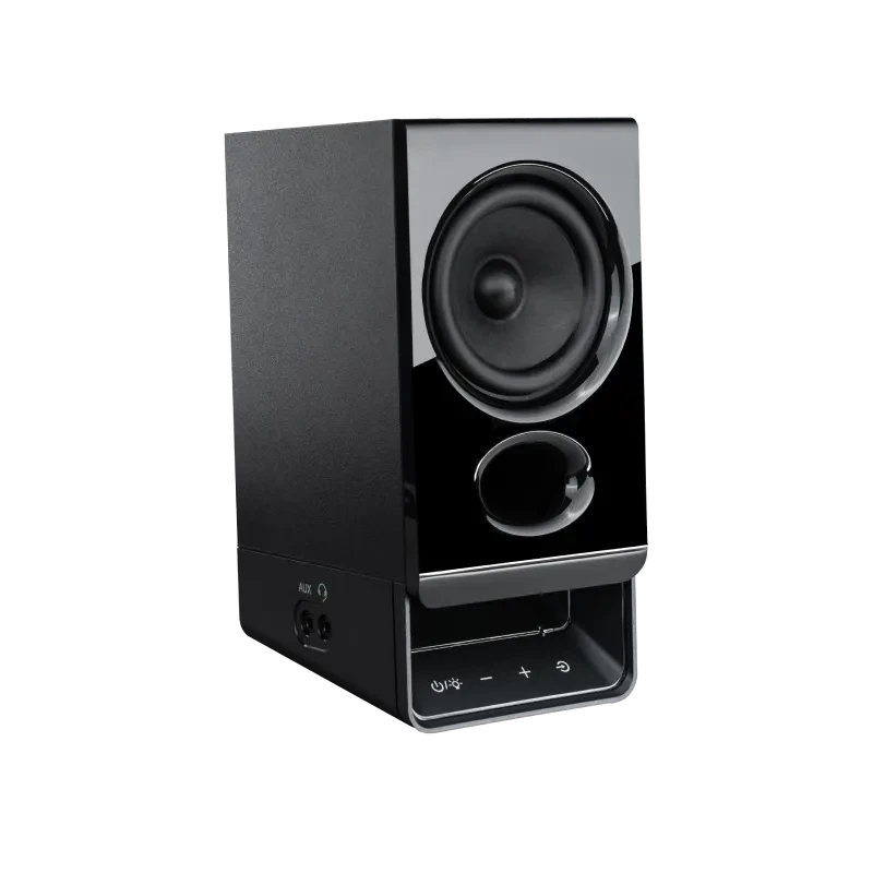 Edifier R20BT diffusori Bluetooth 2.0 compatti con luce ambientale, nero