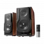 Edifier S3000MKII Diffusori da scaffale wireless premium 2.0, Marrone