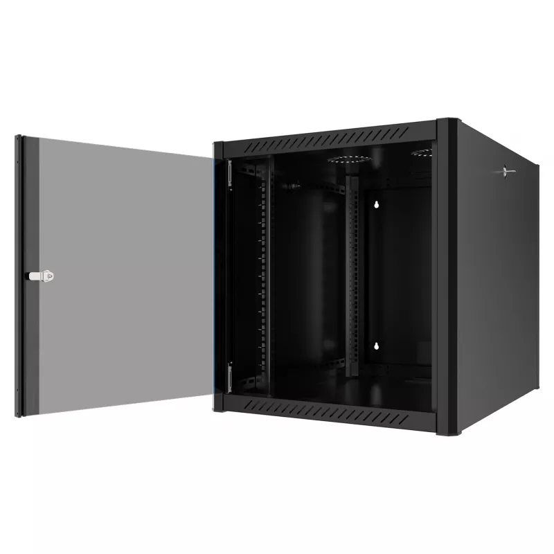 EFB armadio a parete 19 pollici 26U, profondità 800mm, RAL9005 nero intenso