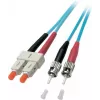 EFB Patch cord in fibra ottica duplex SC-ST OM3 50/125µm LSZH aqua 5m