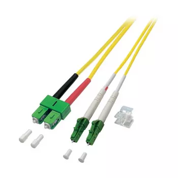 EFB Cavo patch duplex LC/APC-SC/APC OS2 G652D 10m LSZH 2mm giallo