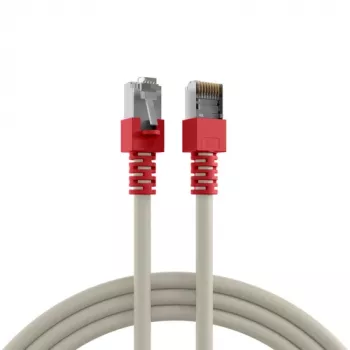 EFB ECOLAN Cavo patch crossover Cat.5e SF/UTP, RJ45, CCA, PVC, grigio, 0,5m