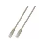 EFB ECOLAN cavo patch RJ45 Cat.6 U/UTP PVC CCA 1m grigio
