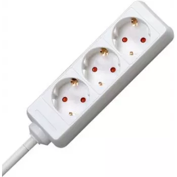 EFB Electronics ciabatta 3x Schuko CEE 7/7 1,5m nero