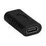 EFB Electronics Adattatore USB 3.2 Type-C, Type-C femmina - Type-C femmina, nero