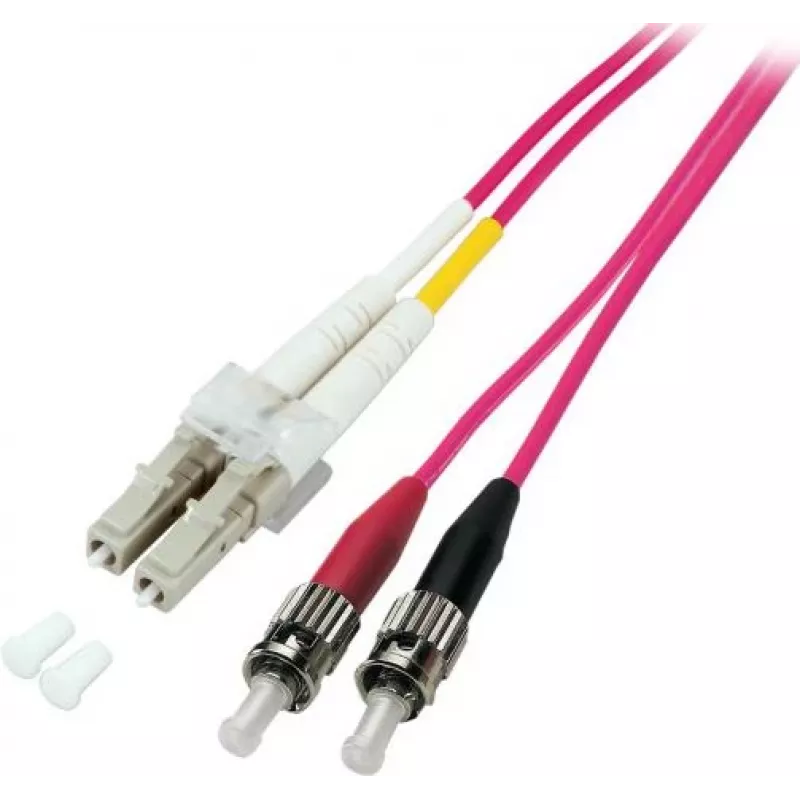 EFB Elektronik Cavo jumper duplex LC-ST 50/125µm OM4 LSZH Erika viola 2,0mm 3m