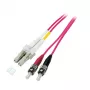 EFB Elektronik Cavo jumper duplex LC-ST 50/125µm OM4 LSZH Erika viola 2,0mm 3m