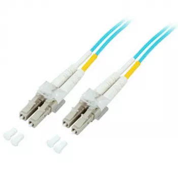 EFB-Elektronik ECOFIBER Jumper duplex LC-LC 50/125µm OM3 LSZH aqua 2,0mm 2m