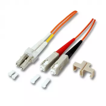 EFB-Elektronik ECOFIBER Jumper duplex LC-SC 50/125 µm OM2 LSZH arancione 2,0 mm 3 m