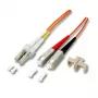 EFB-Elektronik ECOFIBER Jumper duplex LC-SC 50/125 µm OM2 LSZH arancione 2,0 mm 3 m