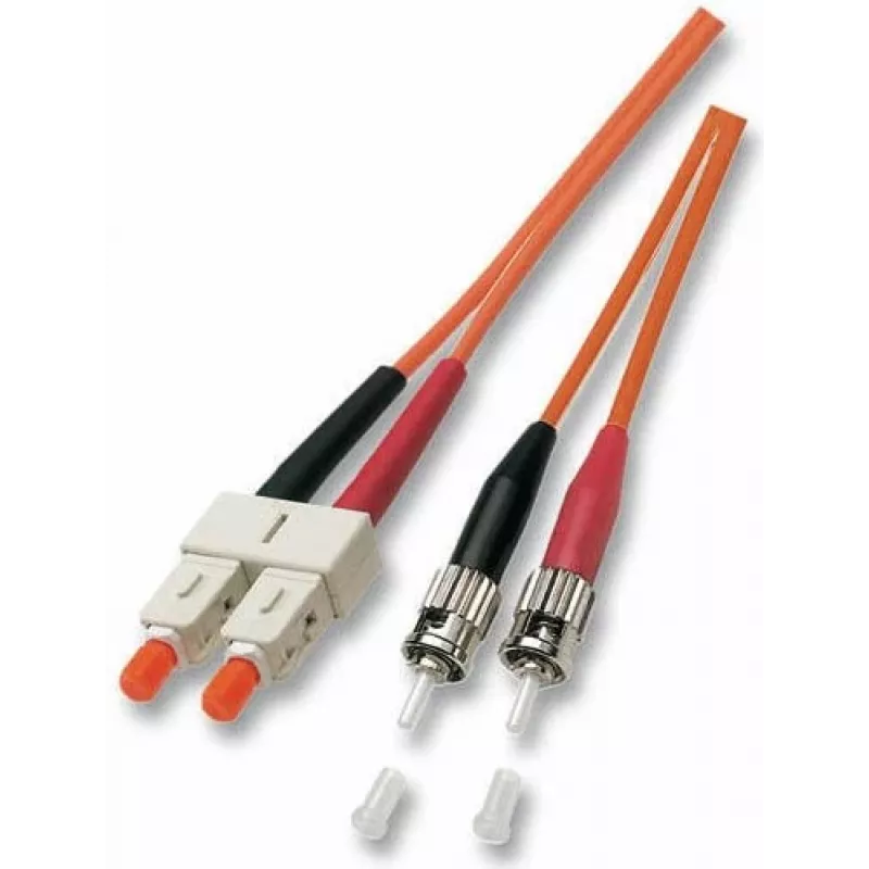 EFB-Elektronik ECOFIBER jumper duplex SC-ST 50/125µ OM3 LSZH aqua 3,0mm 15m
