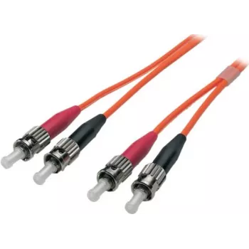 EFB Elektronik Jumper duplex ECOFIBER ST-ST 62,5/125 µm OM1 LSZH arancione 3,0 mm 0,5 m