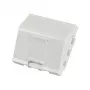 EFB ELEKTRONIK ET-25027 copertura keystone 45x45mm, uscita angolare 1 porta, bianco puro (RAL 9010)