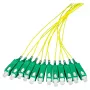 EFB Elektronik Pigtail FTTH SC/APC OS2 G.657.A2 9/125µm Giallo 2m