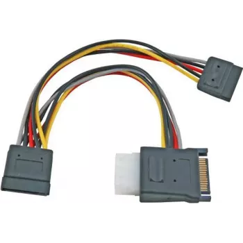 EFB Elektronik K5347.015 Cavo di distribuzione alimentazione SATA a 2x SATA + Molex - 0,15 m