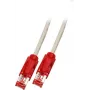 EFB Elektronik cavo patch RJ45 Cat.6 S/FTP LSZH Draka UC900 TM21 crossover rosso 0,5m