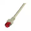 EFB-Elektronik cavo patch RJ45 Cat.6 S/FTP LSZH grigio 0,75m