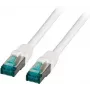 EFB-Elektronik Cavo patch RJ45 Cat.6A S/FTP LSZH bianco 0,5m