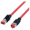 EFB ELEKTRONIK cavo patch RJ45 Cat.6A S/FTP PUR Draka UC900 TM21 rosso 0,25 m