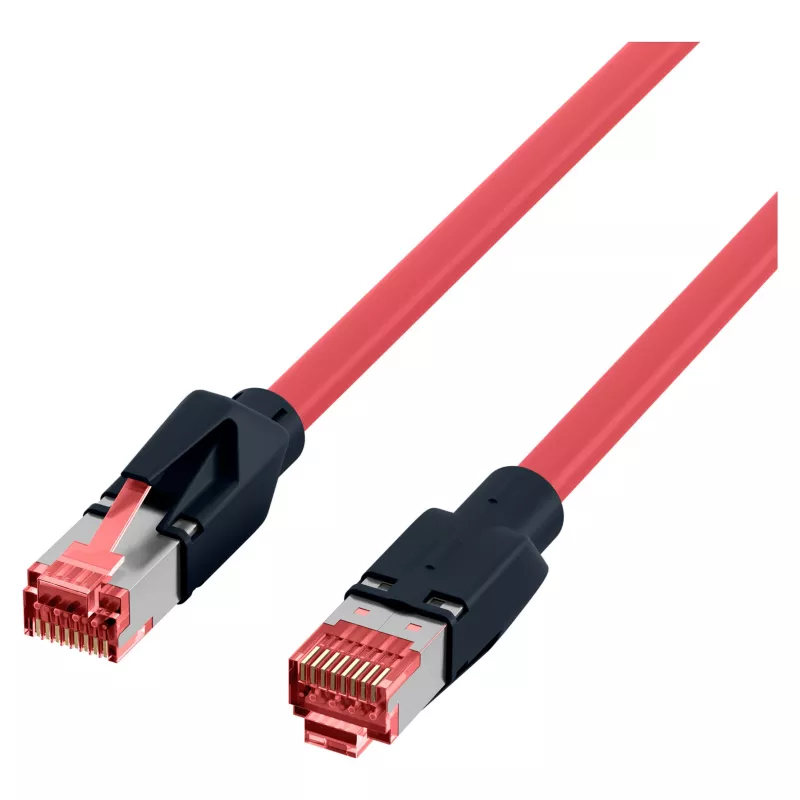 EFB ELEKTRONIK cavo patch RJ45 Cat.6A S/FTP PUR Draka UC900 TM21 rosso 0,25 m