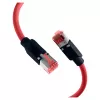 EFB ELEKTRONIK cavo patch RJ45 Cat.6A S/FTP PUR Draka UC900 TM21 rosso 0,25 m