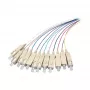 EFB Elektronik O1022.2 set di pigtail in fibra ottica SC monomodale 9/125 µm OS2, 12 colori, 2 m