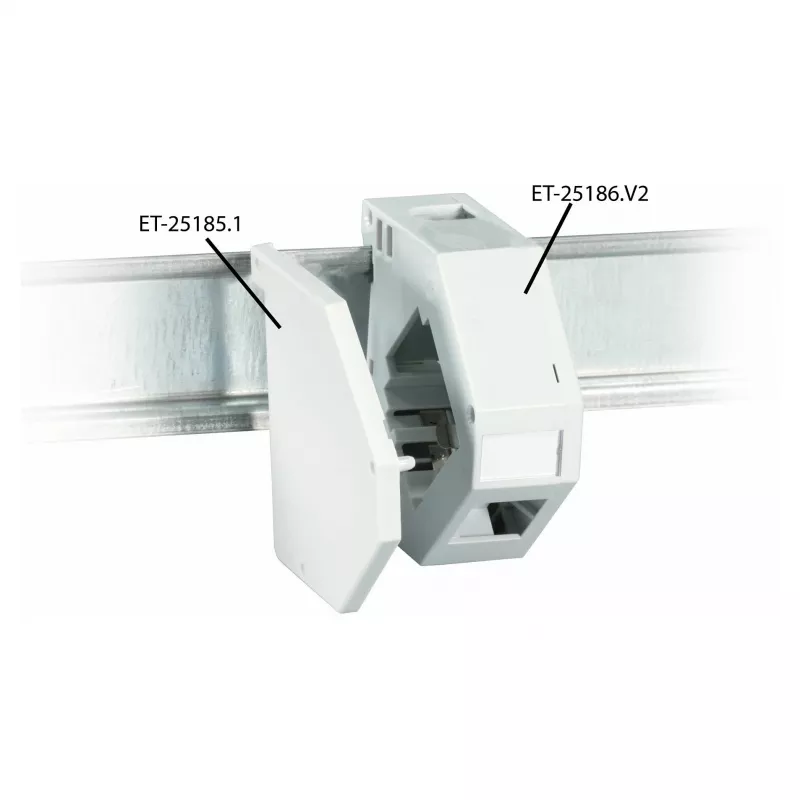 EFB ET-25185.1 piastra terminale sinistra per portamoduli keystone ET-25186.V2