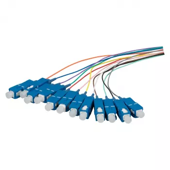 EFB pigtail in fibra ottica SC OS2 G657A2 set 12 colori 2m