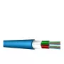 EFB U-DQ(ZN)BH OM3 24G (2x12) Eca 3000N LSZH nero 8mm cavo in fibra ottica