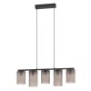EGLO Colomera Lampada da tavolo, braccio flessibile, nero, grigio, E27