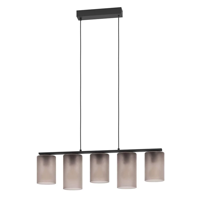 EGLO Colomera Lampada da tavolo, braccio flessibile, nero, grigio, E27