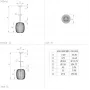 Lampada a sospensione EGLO ROMAZZINA 1xE27 beige