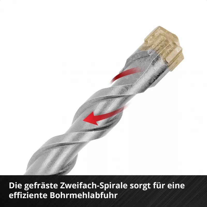 Einhell 265510 set punte per martello SDS-plus, 7 pezzi, Ø 6-14 mm, 160 mm