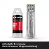 Einhell 265510 set punte per martello SDS-plus, 7 pezzi, Ø 6-14 mm, 160 mm