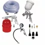 Einhell 4132776 set utensili ad aria compressa 5 pezzi con pistola soffiante, gonfiatore pneumatico, pistola a spruzzo, pistola per sottoscocca e tubo a spirale 4m