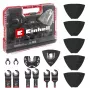 Einhell 708135 XL-PLUS-CASE set accessori per utensili multifunzione BiM HSS, 10 pezzi