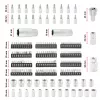 Einhell E-Case Set di utensili da meccanico 201 pezzi (acciaio cromo-vanadio, impilabile) (370513)