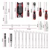 Einhell E-Case Set di utensili da meccanico 201 pezzi (acciaio cromo-vanadio, impilabile) (370513)