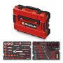 Einhell E-Case Set di utensili da meccanico 201 pezzi (acciaio cromo-vanadio, impilabile) (370513)