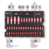 Einhell E-Case set di utensili da 92 pezzi (370514) - acciaio cromo-vanadio, nero/rosso
