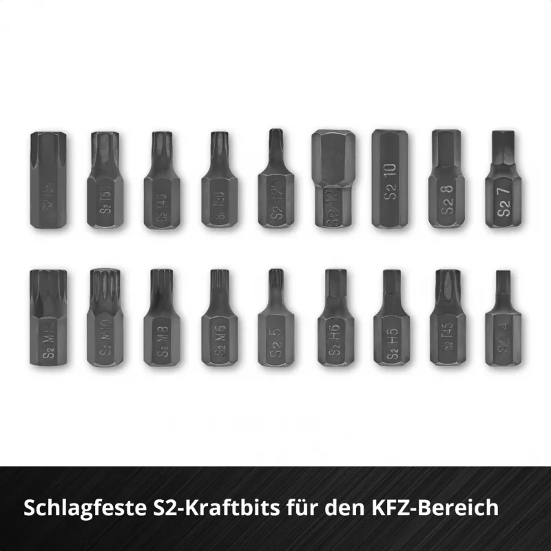 Einhell Impact Bit and Socket Set 1/2 inch 32 pezzi in XL Case